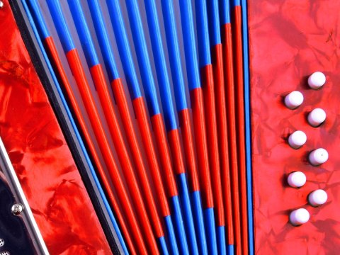 Duży muzyczny akordeon dla dzieci harmonia IN0148 Duży muzyczny akordeon dla dzieci harmonia IN0148
