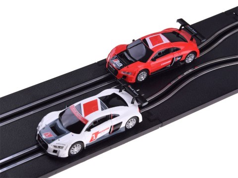 Elektryczny tor rajdowy wyścigowy samochodowy 2 auta AUDI 4,5m RC0619 Elektryczny tor rajdowy wyścigowy samochodowy 2 auta AUDI 4,5m RC0619