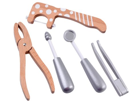 Zestaw MAŁY DENTYSTA drewniany akcesoria ZA4718 Zestaw MAŁY DENTYSTA drewniany akcesoria ZA4718