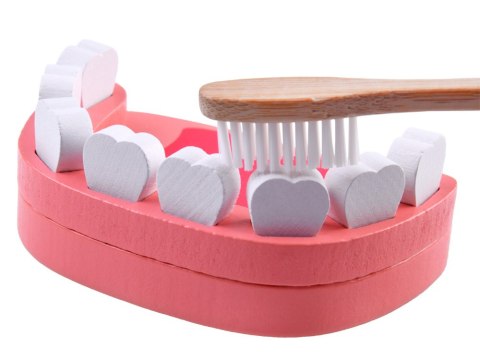 Zestaw MAŁY DENTYSTA drewniany akcesoria ZA4718 Zestaw MAŁY DENTYSTA drewniany akcesoria ZA4718