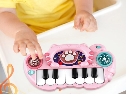 Interaktywne Organki Kolorowa Zabawka muzyczna dla dziecka IN0177 Interaktywne Organki Kolorowa Zabawka muzyczna dla dziecka IN0177