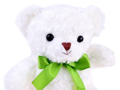 Pluszowy biały Miś niedźwiadek Pluszak 30cm ZA4455 Pluszowy biały Miś niedźwiadek Pluszak 30cm ZA4455