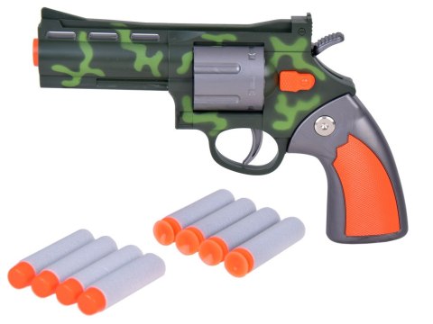 Zestaw Rewolwer Pistolet + Piankowe naboje Zabawa w strzelanie ZA5327 Zestaw Rewolwer Pistolet + Piankowe naboje Zabawa w strzelanie ZA5327