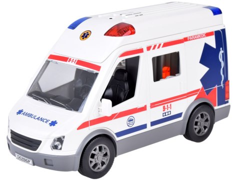 Interaktywna karetka Ambulans nosze figurki światło dźwięk ZA5456 Interaktywna karetka Ambulans nosze figurki światło dźwięk ZA5456