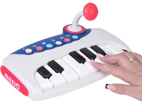 Interaktywne muzyczne Organki Pianinko z mikrofonem dla dzieci ZA5447 Interaktywne muzyczne Organki Pianinko z mikrofonem dla dzieci ZA5447