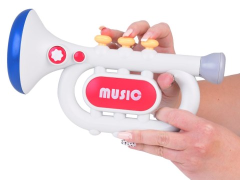 Interaktywna Trąbka dla dzieci 3 tryby zabawy Instrument muzyczny ZA5446 Interaktywna Trąbka dla dzieci 3 tryby zabawy Instrument muzyczny ZA5446