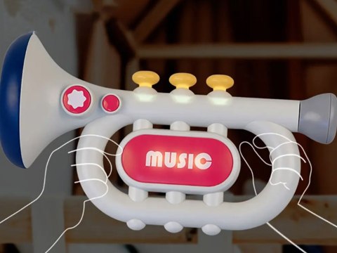 Interaktywna Trąbka dla dzieci 3 tryby zabawy Instrument muzyczny ZA5446 Interaktywna Trąbka dla dzieci 3 tryby zabawy Instrument muzyczny ZA5446
