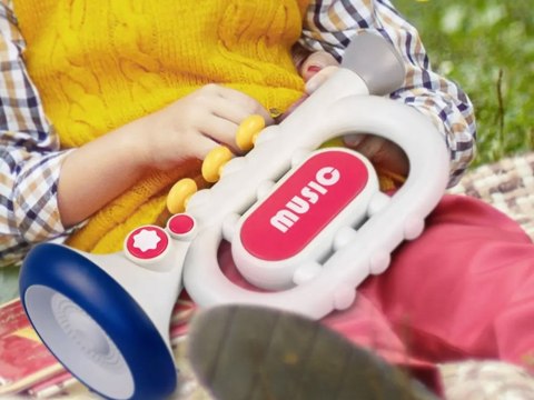 Interaktywna Trąbka dla dzieci 3 tryby zabawy Instrument muzyczny ZA5446 Interaktywna Trąbka dla dzieci 3 tryby zabawy Instrument muzyczny ZA5446