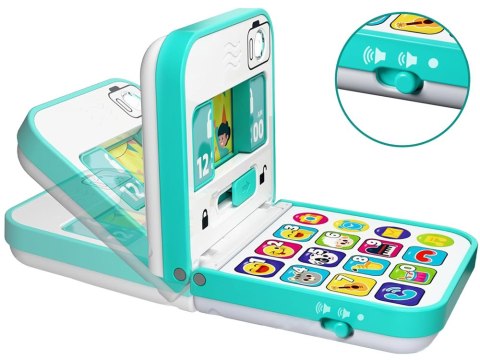 Interaktywny muzyczny Telefon Smartfon składany dla dziecka ZA5424 Interaktywny muzyczny Telefon Smartfon składany dla dziecka ZA5424