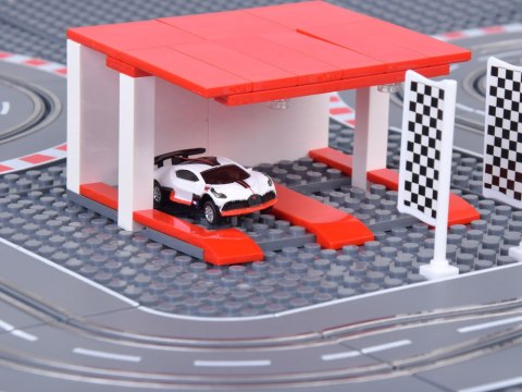 Bugatti Wyścigowy Tor z Klocków 2 Auta na Pilota! Super zabawa RC0664 Bugatti Wyścigowy Tor z Klocków 2 Auta na Pilota! Super zabawa RC0664