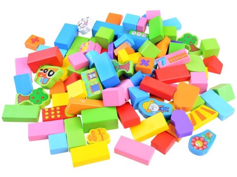 Kolorowe Klocki drewniane sorter farma 100e ZA3565 Kolorowe Klocki drewniane sorter farma 100e ZA3565