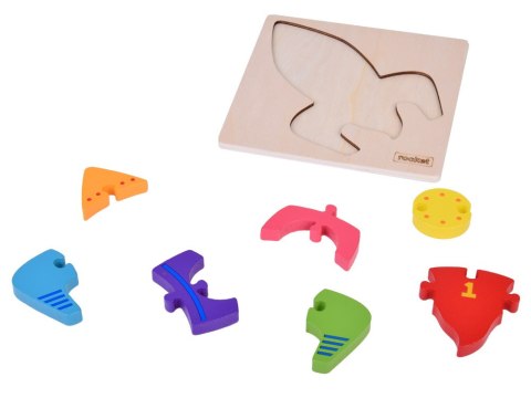 Rakieta Puzzle drewniane Edukacyjna układanka dla dziecka ZA5370 Rakieta Puzzle drewniane Edukacyjna układanka dla dziecka ZA5370