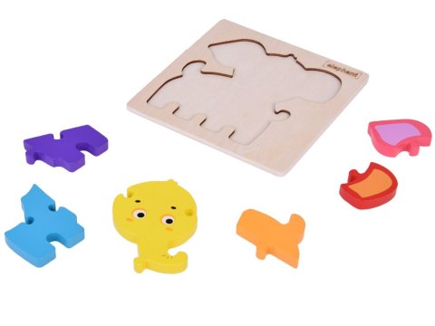Słoń Puzzle drewniane Edukacyjna układanka dla dziecka ZA5372 Słoń Puzzle drewniane Edukacyjna układanka dla dziecka ZA5372