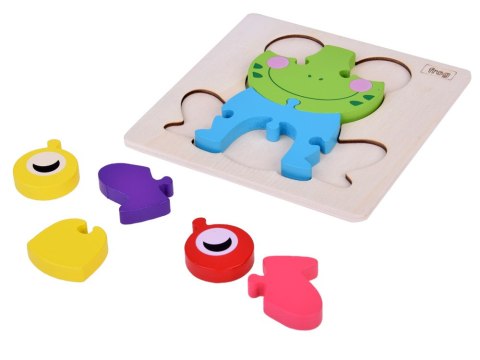 Żabka Puzzle drewniane Edukacyjna układanka dla dziecka ZA5371 Żabka Puzzle drewniane Edukacyjna układanka dla dziecka ZA5371