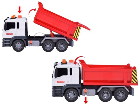 Auto Budowlane WYWROTKA Ruchomy kiper Gumowe koła Dźwięk + światło ZA5225 Auto Budowlane WYWROTKA Ruchomy kiper Gumowe koła Dźwięk + światło ZA5225