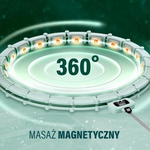 HMS ZESTAW HULA HOP MAGNETYCZNY GREEN HHM14 Z LICZNIKIEM HMS + PAS WYSZCZUPLAJĄCY BR163 BLACK HMS ZESTAW HULA HOP MAGNETYCZNY GREEN HHM14 Z LICZNIKIEM HMS + PAS WYSZCZUPLAJĄCY BR163 BLACK