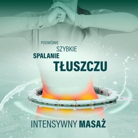 HMS ZESTAW HULA HOP MAGNETYCZNY GREEN HHM14 Z LICZNIKIEM HMS + PAS WYSZCZUPLAJĄCY BR163 BLACK HMS ZESTAW HULA HOP MAGNETYCZNY GREEN HHM14 Z LICZNIKIEM HMS + PAS WYSZCZUPLAJĄCY BR163 BLACK