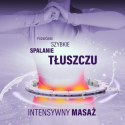 HMS ZESTAW HULA HOP MAGNETYCZNY VIOLET HHM14 Z LICZNIKIEM HMS + PAS WYSZCZUPLAJĄCY BR163 BLACK
