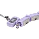 HMS ZESTAW HULA HOP MAGNETYCZNY VIOLET HHM14 Z LICZNIKIEM HMS + PAS WYSZCZUPLAJĄCY BR163 BLACK