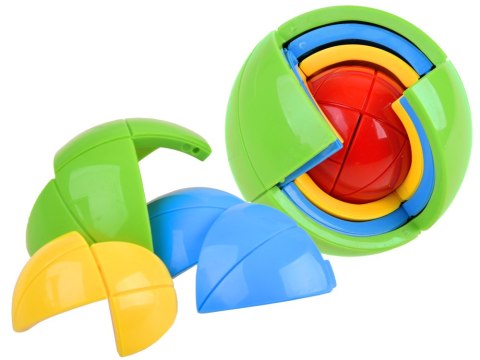 Gra logiczna KULA 3D PUZZLE łamigłówka Piłka - kolorowa zagadka GR0067 Gra logiczna KULA 3D PUZZLE łamigłówka Piłka - kolorowa zagadka GR0067