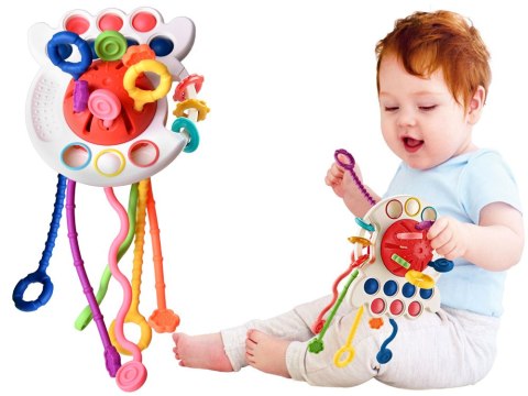 Interaktywna zabawka sensoryczna 4w1 gryzak Pop it ZA4274 Interaktywna zabawka sensoryczna 4w1 gryzak Pop it ZA4274