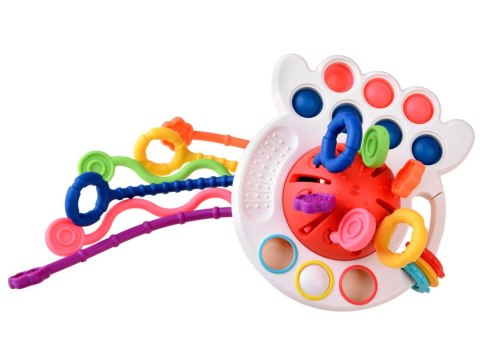 Interaktywna zabawka sensoryczna 4w1 gryzak Pop it ZA4274 Interaktywna zabawka sensoryczna 4w1 gryzak Pop it ZA4274