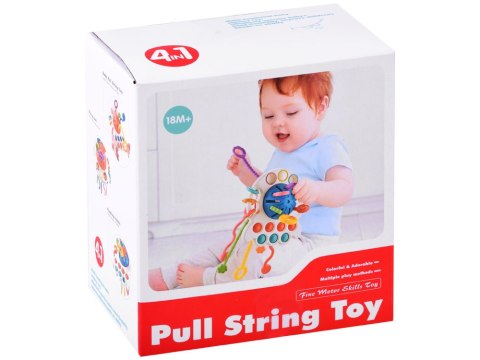 Interaktywna zabawka sensoryczna 4w1 gryzak Pop it ZA4274 Interaktywna zabawka sensoryczna 4w1 gryzak Pop it ZA4274