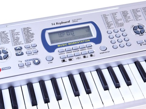 Organy z mikrofonem MQ5407 54 klawisze IN0116 Organy z mikrofonem MQ5407 54 klawisze IN0116