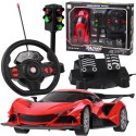 Zdalnie sterowane SPORTOWE auto + kierownica + sygnalizacja RC0589 CZ Zdalnie sterowane SPORTOWE auto + kierownica + sygnalizacja RC0589 CZ
