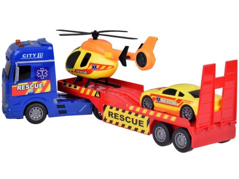 Zestaw Ratunkowy Ciężarówka Helikopter Auto efekt Dźwięk Światło ZA5409 Zestaw Ratunkowy Ciężarówka Helikopter Auto efekt Dźwięk Światło ZA5409