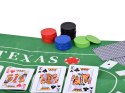 Zestaw Gra karciana 2w1 Poker i BlackJack Żetony + karty + plansza GR0706 Zestaw Gra karciana 2w1 Poker i BlackJack Żetony + karty + plansza GR0706