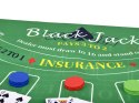 Zestaw Gra karciana 2w1 Poker i BlackJack Żetony + karty + plansza GR0706 Zestaw Gra karciana 2w1 Poker i BlackJack Żetony + karty + plansza GR0706