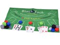 Zestaw Gra karciana 2w1 Poker i BlackJack Żetony + karty + plansza GR0706 Zestaw Gra karciana 2w1 Poker i BlackJack Żetony + karty + plansza GR0706