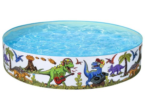 Bestway Basen rozporowy Ogrodowy brodzik DINOZAURY 183 x 38cm 55022 Bestway Basen rozporowy Ogrodowy brodzik DINOZAURY 183 x 38cm 55022
