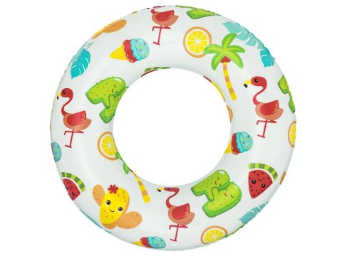 Bestway Dmuchane koło do pływania zielone OWOCE 61cm 36014 A Bestway Dmuchane koło do pływania zielone OWOCE 61cm 36014 A
