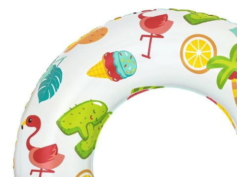 Bestway Dmuchane koło do pływania zielone OWOCE 61cm 36014 A Bestway Dmuchane koło do pływania zielone OWOCE 61cm 36014 A