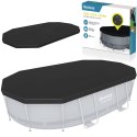 Bestway POKRYWA na basen stelażowy owalny 424 x 250 x 100 cm 58425 Bestway POKRYWA na basen stelażowy owalny 424 x 250 x 100 cm 58425