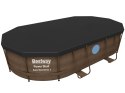 Bestway POKRYWA na basen stelażowy owalny 424 x 250 x 100 cm 58425 Bestway POKRYWA na basen stelażowy owalny 424 x 250 x 100 cm 58425