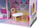 Duży Ażurowy Domek drewniany dla lalek + Winda Garaż Balkon Meble ZA5388 Duży Ażurowy Domek drewniany dla lalek + Winda Garaż Balkon Meble ZA5388