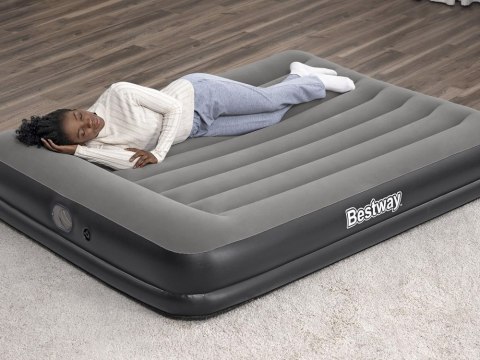 Bestway dmuchany Materac Tritech z wbudowaną pompką USB 152x203cm 671BU Bestway dmuchany Materac Tritech z wbudowaną pompką USB 152x203cm 671BU