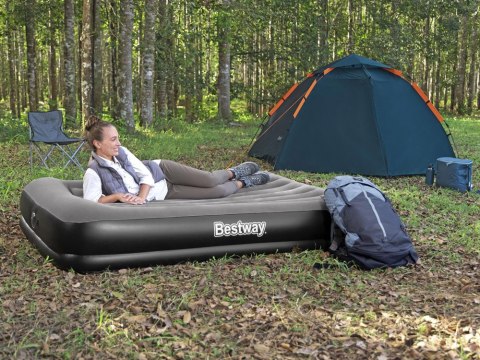 Bestway dmuchany Materac Tritech z wbudowaną pompką USB 152x203cm 671BU Bestway dmuchany Materac Tritech z wbudowaną pompką USB 152x203cm 671BU