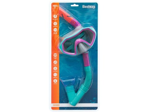 Bestway Maska z rurką do pływania nurkowania 24025 Bestway Maska z rurką do pływania nurkowania 24025