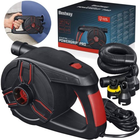Bestway pompka eklektyczna Powergrip PRO do gniazdka+4adaptery 62247 Bestway pompka eklektyczna Powergrip PRO do gniazdka+4adaptery 62247