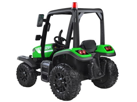 Duży Traktor z przyczepą 4x4+ pilot światło PA0266 zielony Duży Traktor z przyczepą 4x4+ pilot światło PA0266 zielony