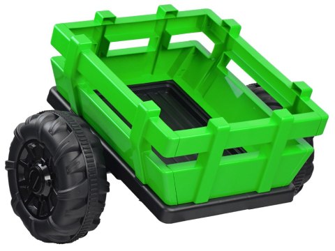 Duży Traktor z przyczepą 4x4+ pilot światło PA0266 zielony Duży Traktor z przyczepą 4x4+ pilot światło PA0266 zielony