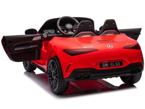 Auto na akumulator Mercedes SL 63 AMG pilot PA0303 Czerwony Auto na akumulator Mercedes SL 63 AMG pilot PA0303 Czerwony