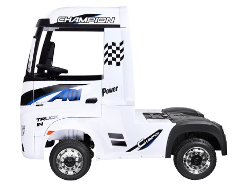 Auto na akumulator TIR Mercedes Benz Actros PA0222 biały Auto na akumulator TIR Mercedes Benz Actros PA0222 biały