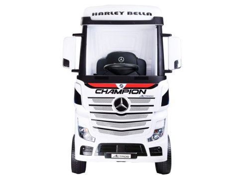 Auto na akumulator TIR Mercedes Benz Actros PA0222 biały Auto na akumulator TIR Mercedes Benz Actros PA0222 biały