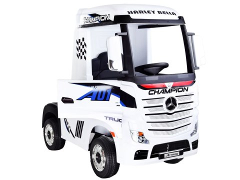 Auto na akumulator TIR Mercedes Benz Actros PA0222 biały Auto na akumulator TIR Mercedes Benz Actros PA0222 biały