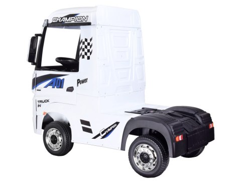 Auto na akumulator TIR Mercedes Benz Actros PA0222 biały Auto na akumulator TIR Mercedes Benz Actros PA0222 biały